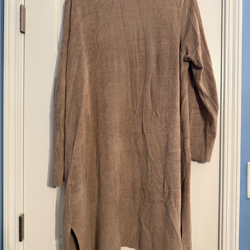 Barefoot Dreams Cozy Chic Ultra Lite Cardigan in Taupe Sz XL - Picture 4 of 4